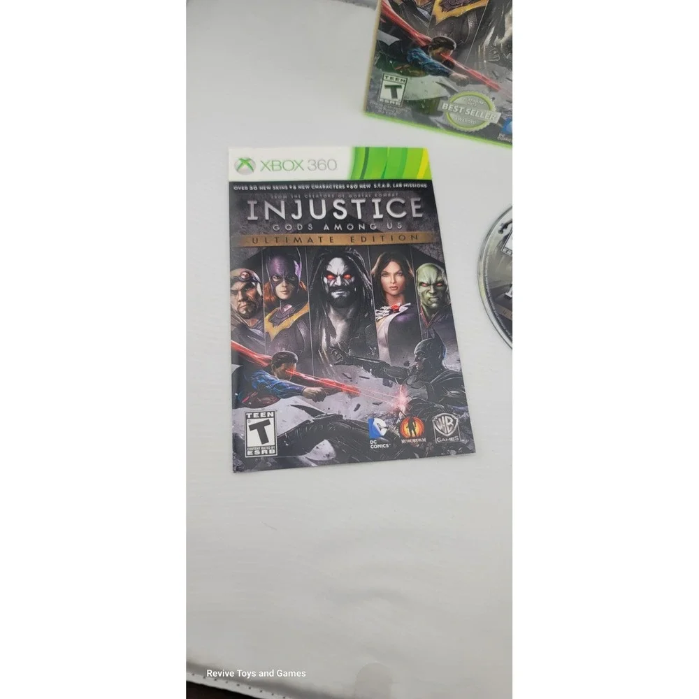 Injustice Gods Among Us Ultimate Edition (Microsoft Xbox 360, 2013) CIB Complete